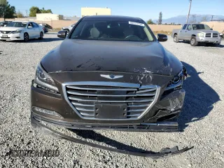 2017 Genesis G80 3.8L with VIN KMHGN4JEXHU168827, listed as a Copart auction lot 80315794 with 46,607 mi miles and Salvage Title. Bid and sale history available at carsss.com. Image 5.