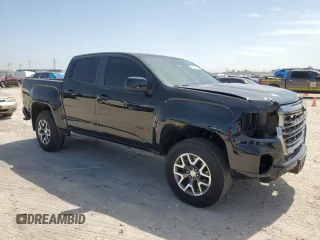 2021 GMC Canyon 4WD AT4 w/Leather with VIN 1GTG6FEN3M1274409, listed as a Copart auction lot 49228145 with 57,194 mi miles and Salvage Title. Bid and sale history available at carsss.com. Image 4.