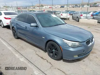 2009 BMW 5 Series 528i with VIN WBANU53539C117465, listed as a IAAI auction lot 42200311 with 158,155 mi miles and . Bid and sale history available at carsss.com. Image 1.