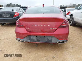 2023 Genesis G70 3.3T with VIN KMTG54TE7PU115245, listed as a IAAI auction lot 41420913 with 28,383 mi miles. Bid and sale history available at carsss.com. Image 16.