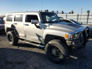 2007 Hummer H3 SUV with VIN 5GTDN13E978254231, listed as a Copart auction lot 84193954 with 129,926 mi miles and Salvage Title. Bid and sale history available at carsss.com. Image 4.