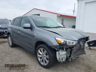 2015 Mitsubishi Outlander Sport ES with VIN 4A4AP3AU5FE062047, listed as a IAAI auction lot 41920635 with 107,880 mi miles. Bid and sale history available at carsss.com. Image 1.