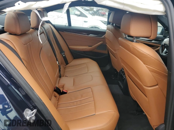 2017 BMW 5 Series 540i xDrive with VIN WBAJE7C34HWA03836, listed as a Copart auction lot 49574625 with Not provided miles and Salvage title. Bid and sale history available at DreamBid. Image 10.
