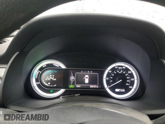 2018 Kia Niro LX with VIN KNDCB3LC7J5170343, listed as a Copart auction lot 47645555 with 83,727 mi miles and Salvage Title. Bid and sale history available at carsss.com. Image 9.