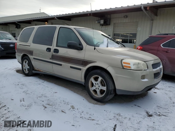 2007 Chevrolet Uplander LS Fleet with VIN 1GNDV23127D215697, listed as a Copart auction lot 87553145 with 0 mi miles and Clean Title. Bid and sale history available at carsss.com. Image 4.