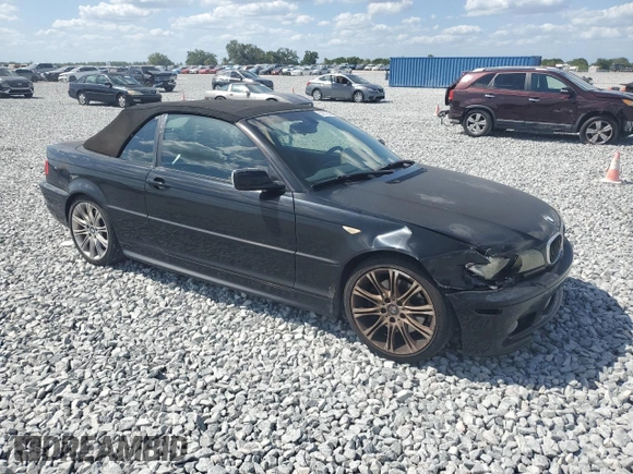 2005 BMW 3 Series 330Ci with VIN WBABW53465PL49985, listed as a Copart auction lot 51812985 with 123,926 mi miles and Salvage Title. Bid and sale history available at carsss.com. Image 4.
