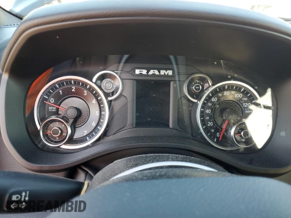 2023 Ram 1500 Big Horn with VIN 1C6RRFBG9PN519532, listed as a Copart auction lot 73810574 with 0 mi miles and Non Repairable. Bid and sale history available at carsss.com. Image 9.