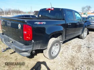 2021 Chevrolet Colorado 4WD Work Truck with VIN 1GCGTBENXM1298059, listed as a IAAI auction lot 41465118 with Not provided miles and . Bid and sale history available at DreamBid. Image 4.