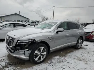 2024 Genesis GV80 with VIN KMUHBDSBXRU172784, listed as a Copart auction lot 82904554 with 6,738 mi miles and Salvage Title. Bid and sale history available at DreamBid. Image 1.