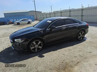 2020 Mercedes-Benz CLA with VIN WDD5J4GB3LN021875, listed as a Copart auction lot 46845125 with 41,100 mi miles and Clean Title. Bid and sale history available at carsss.com. Image 1.