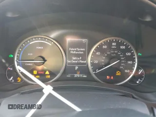 2021 Lexus NX with VIN JTJDJRDZ6M5015183, listed as a Copart auction lot 45123335 with 37,511 mi miles and Salvage Title. Bid and sale history available at carsss.com. Image 9.