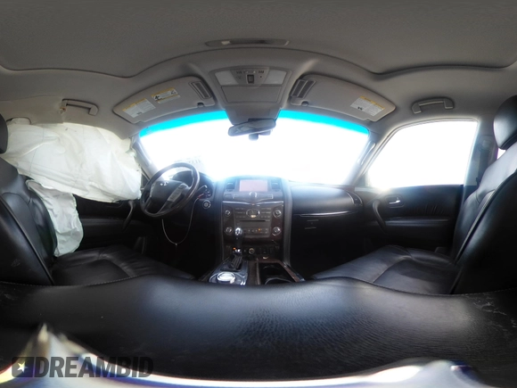 2017 Infiniti QX80 with VIN JN8AZ2NE9H9158598, listed as a IAAI auction lot 41326752 with 124,906 mi miles. Bid and sale history available at carsss.com. Image 18.