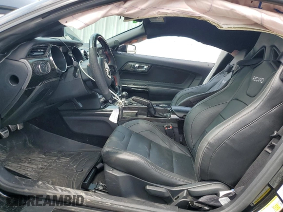 2015 Ford Mustang GT with VIN 1FA6P8CF9F5313621, listed as a Copart auction lot 60843225 with 76,185 mi miles and Salvage title. Bid and sale history available at DreamBid. Image 7.