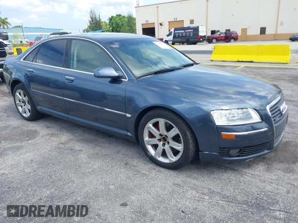 2007 Audi A8 with VIN WAULV44E57N009945, listed as a IAAI auction lot 42400577 with 186,607 mi miles and . Bid and sale history available at DreamBid. Image 1.