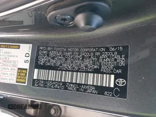 2015 Toyota Prius Two with VIN JTDZN3EU3FJ037441, listed as a IAAI auction lot 41430837 with 191,370 mi miles and . Bid and sale history available at DreamBid. Image 9.