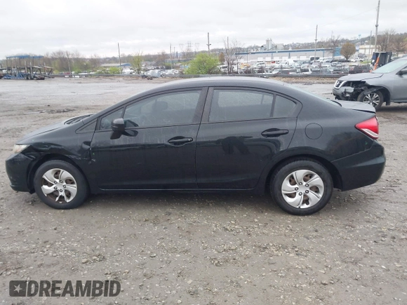 2014 Honda Civic Sedan LX with VIN 19XFB2F56EE233009, listed as a IAAI auction lot 41973133 with 119,402 mi miles. Bid and sale history available at carsss.com. Image 13.