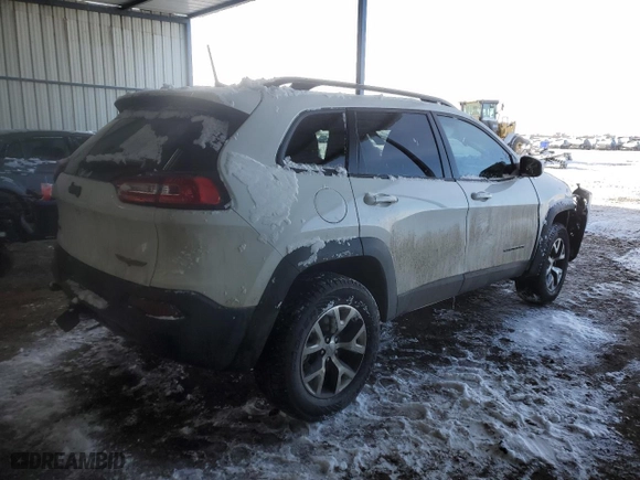 2017 Jeep Cherokee Trailhawk with VIN 1C4PJMBS5HW589959, listed as a Copart auction lot 89111525 with 123,004 mi miles and Salvage Title. Bid and sale history available at carsss.com. Image 3.