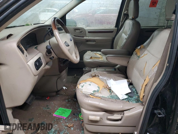 2001 Ford Windstar LTD z VIN 2FMDA58421BB16492, wystawiony jako Copart lot #86104844 z przebiegiem Nie podano mil oraz Szkoda całkowita • Salvage title. Historia ofert i sprzedaży dostępna na DreamBid. Obrazek 7.