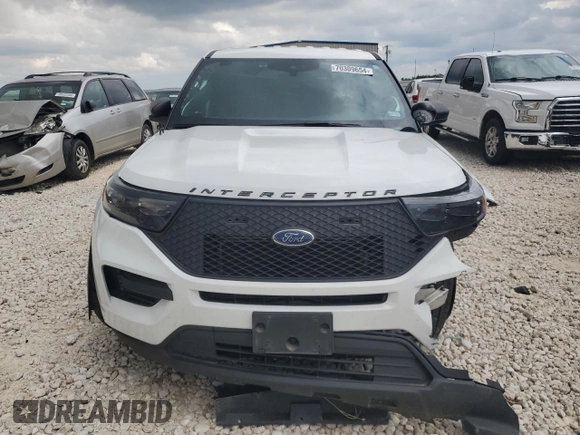 2021 Ford Explorer z VIN 1FM5K8AC0MGC31657, wystawiony jako Copart lot #70309654 z przebiegiem Nie podano mil oraz Szkoda całkowita • Salvage title. Historia ofert i sprzedaży dostępna na DreamBid. Obrazek 5.