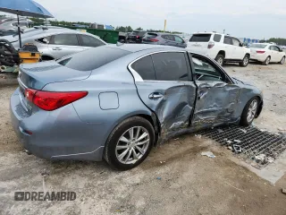 2015 Infiniti Q50 Sport with VIN JN1BV7AP7FM330754, listed as a Copart auction lot 63930365 with 145,952 mi miles and Non repairable. Bid and sale history available at DreamBid. Image 3.
