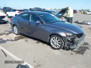 2015 Lexus IS 250 z VIN JTHBF1D26F5060951, wystawiony jako IAAI lot #41980465 z przebiegiem 82 594 mil mil oraz . Historia ofert i sprzedaży dostępna na DreamBid. Obrazek 1.