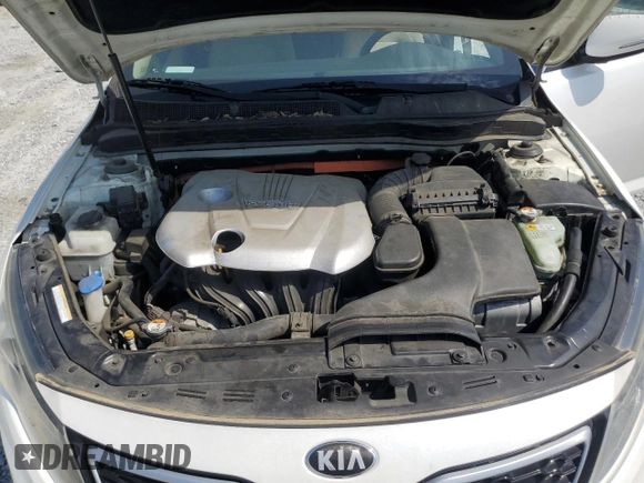 2012 Kia Optima Hybrid with VIN KNAGM4AD2C5024204, listed as a Copart auction lot 51209595 with 165,222 mi miles and Clean Title. Bid and sale history available at carsss.com. Image 11.