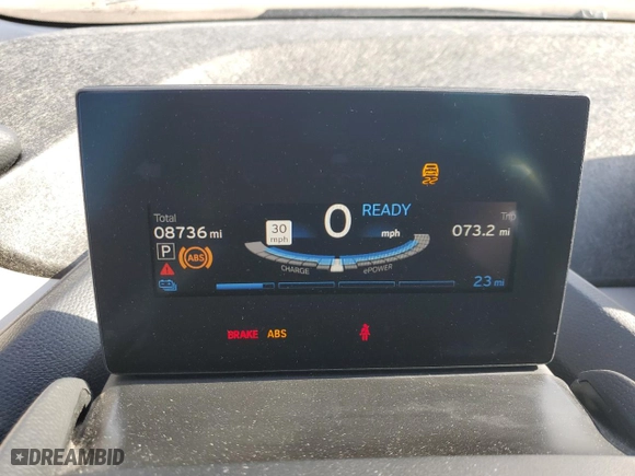 2020 BMW i3 with VIN WBY8P2C07L7G73838, listed as a Copart auction lot 38145783 with 8,736 mi miles. Bid and sale history available at carsss.com. Image 9.