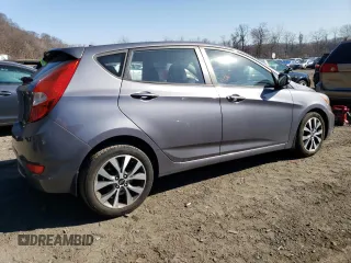 2015 Hyundai Accent Sport with VIN KMHCU5AE7FU204722, listed as a Copart auction lot 46551873 with 37,371 mi miles. Bid and sale history available at carsss.com. Image 3.