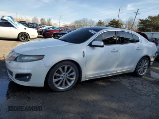 2011 Lincoln MKS EcoBoost with VIN 1LNHL9FT1BG605568, listed as a Copart auction lot 45237615 with 150,441 mi miles and Salvage Title. Bid and sale history available at DreamBid. Image 1.