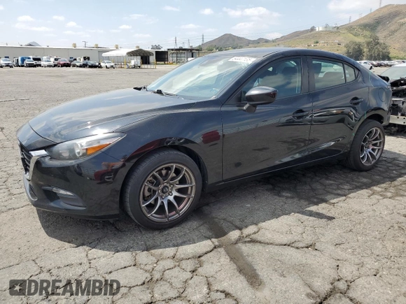 2018 Mazda 3 Sport with VIN 3MZBN1U74JM204366, listed as a Copart auction lot 54447135 with 153,580 mi miles and Salvage Title. Bid and sale history available at DreamBid. Image 1.