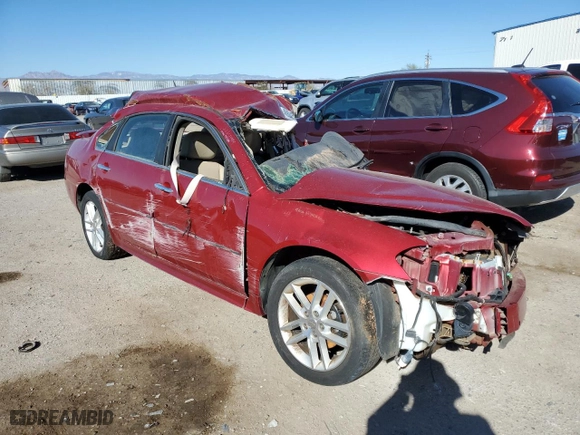 2014 Chevrolet Impala Limited LTZ with VIN 2G1WC5E39E1134799, listed as a Copart auction lot 45908435 with 0 mi miles and Salvage Title. Bid and sale history available at carsss.com. Image 4.