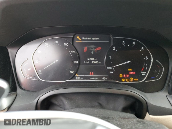 2022 BMW 4 Series 430i xDrive with VIN WBA73AP07NCK48427, listed as a Copart auction lot 86302794 with 46,006 mi miles and Salvage Title. Bid and sale history available at DreamBid. Image 9.