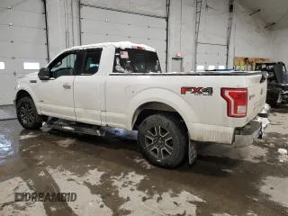 2016 Ford F-150 XLT with VIN 1FTFX1EG0GFD08245, listed as a Copart auction lot 43473405 with 101,567 mi miles and Salvage Title. Bid and sale history available at carsss.com. Image 2.