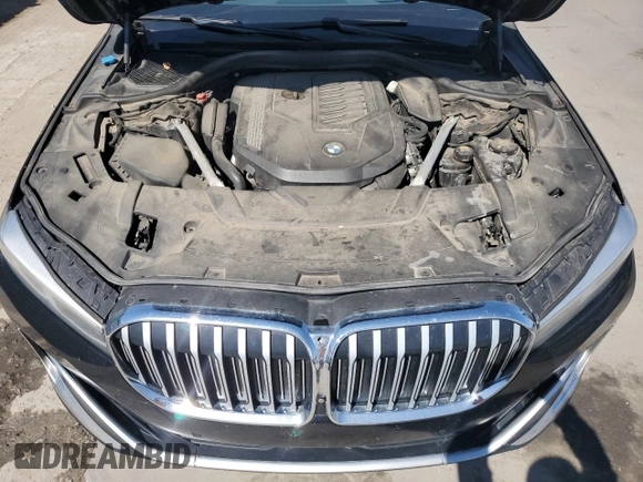 2020 BMW 7 Series 740i xDrive with VIN WBA7T4C08LCD01045, listed as a Copart auction lot 55664245 with 192,964 mi miles and Salvage title. Bid and sale history available at DreamBid. Image 11.