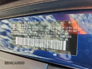 2011 Subaru Tribeca Limited с VIN 4S4WX9GDXB4403669, выставлен на аукционе Copart как лот 61288005 с пробегом 189 446 миль миль и Чистый • Clean title. История ставок и продаж доступна на DreamBid. Изображение 13.