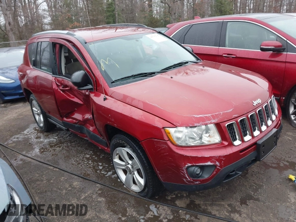 2011 Jeep Compass with VIN 1J4NF1FB9BD176358, listed as a IAAI auction lot 41782797 with 40,072 mi miles and . Bid and sale history available at carsss.com. Image 1.