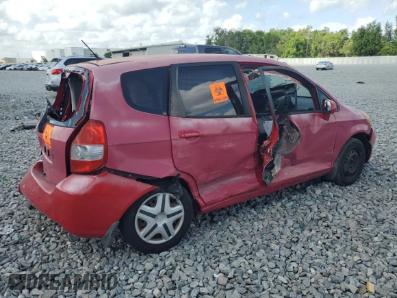2008 Honda Fit with VIN JHMGD38428S073784, listed as a Copart auction lot 51758525 with 0 mi miles and Non Repairable. Bid and sale history available at carsss.com. Image 3.