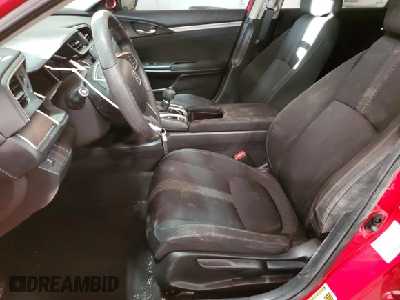 2017 Honda Civic EX-T with VIN 2HGFC1E34HH651070, listed as a Copart auction lot 81829134 with 44,690 mi miles and Clean Title. Bid and sale history available at DreamBid. Image 7.
