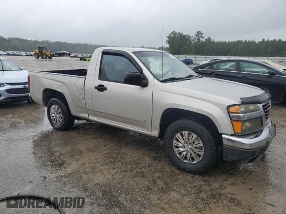 2007 GMC Canyon SL with VIN 1GTCS149078189203, listed as a Copart auction lot 66347834 with 315,676 mi miles and Salvage Title. Bid and sale history available at carsss.com. Image 4.