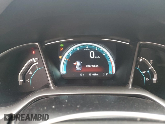 2016 Honda Civic EX with VIN 2HGFC2F79GH039243, listed as a Copart auction lot 54203875 with 121,039 mi miles and Clean Title. Bid and sale history available at DreamBid. Image 9.