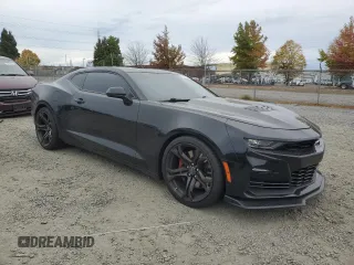 2020 Chevrolet Camaro 2SS with VIN 1G1FG1R77L0144055, listed as a Copart auction lot 76026834 with 46,973 mi miles and Salvage Title. Bid and sale history available at carsss.com. Image 4.