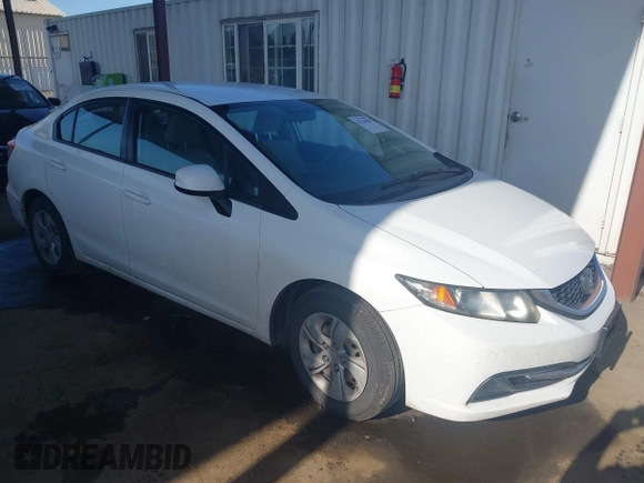 2013 Honda Civic LX z VIN 19XFB2F54DE295250, wystawiony jako IAAI lot #42334848 z przebiegiem 98 062 mil mil oraz . Historia ofert i sprzedaży dostępna na DreamBid. Obrazek 1.