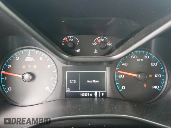 2017 Chevrolet Colorado 2WD WT with VIN 1GCHSBEA2H1201236, listed as a Copart auction lot 57231205 with 107,674 mi miles and Salvage title. Bid and sale history available at DreamBid. Image 9.