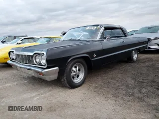 1964 Chevrolet Impala с VIN 41447Y159989, выставлен на аукционе Copart как лот 75836714 с пробегом Не указан миль и Списание • Salvage title. История ставок и продаж доступна на DreamBid. Изображение 1.