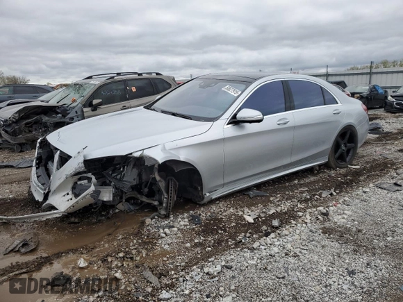 2019 Mercedes-Benz S 560 with VIN WDDUG8GBXKA465035, listed as a Copart auction lot 50627915 with Not Provided miles and Salvage Title. Bid and sale history available at DreamBid. Image 1.