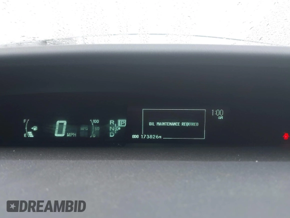 2011 Toyota Prius I with VIN JTDKN3DU7B5314551, listed as a IAAI auction lot 41195940 with 173,826 mi miles. Bid and sale history available at carsss.com. Image 7.