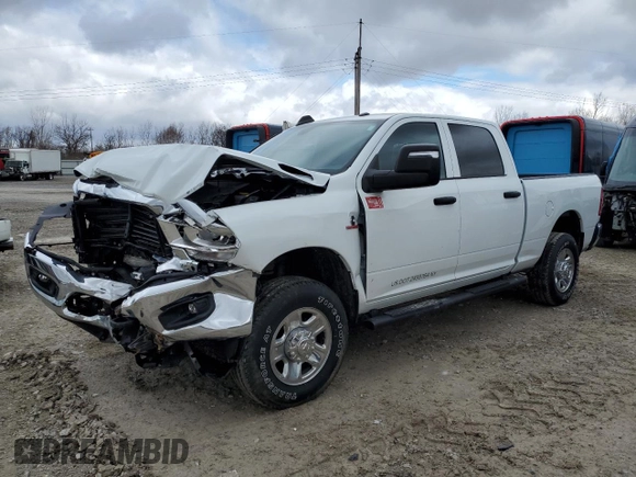 2024 Ram 2500 Tradesman with VIN 3C6UR5CL2RG194296, listed as a Copart auction lot 50347865 with 7,587 mi miles and Salvage title. Bid and sale history available at DreamBid. Image 1.