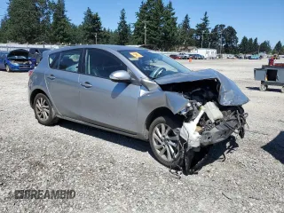 2013 Mazda 3 i Grand Touring with VIN JM1BL1MP2D1829097, listed as a Copart auction lot 64819055 with Not provided miles and Salvage title. Bid and sale history available at DreamBid. Image 4.