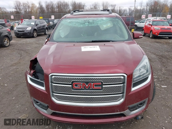 2016 GMC Acadia Denali with VIN 1GKKRTKD6GJ294318, listed as a IAAI auction lot 40770387 with 66,675 mi miles. Bid and sale history available at carsss.com. Image 12.
