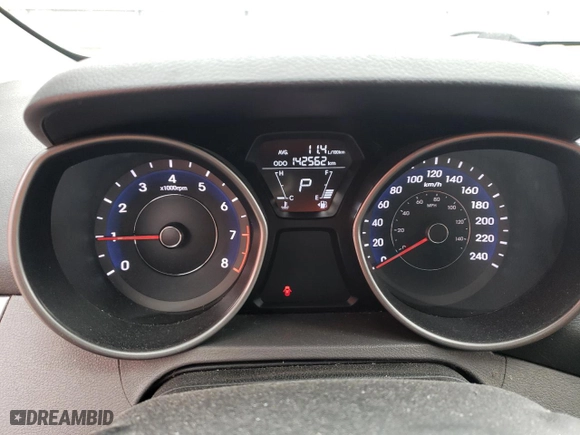 2012 Hyundai Elantra GLS PZEV with VIN 5NPDH4AE7CH133843, listed as a Copart auction lot 50526765 with 142,562 mi miles and Clean Title. Bid and sale history available at carsss.com. Image 9.